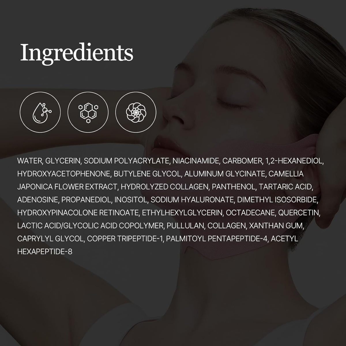 Kuta Essence™ — Camellia Deep Collagen Lifting Mask 4Pcs